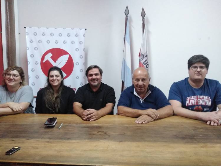 Emiliano Balbín visitó Coronel Pringles