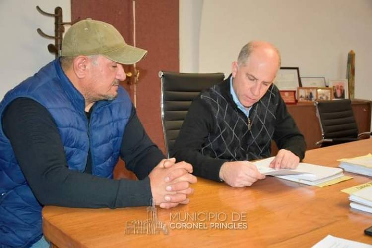 Matzkin se reunió con Fleitas por las viviendas municipales