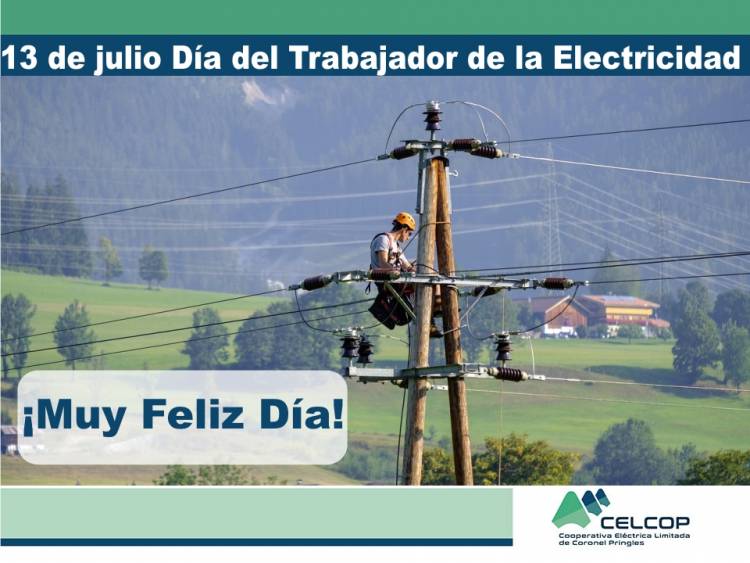 13 de julio: Día del Trabajador de la Electricidad