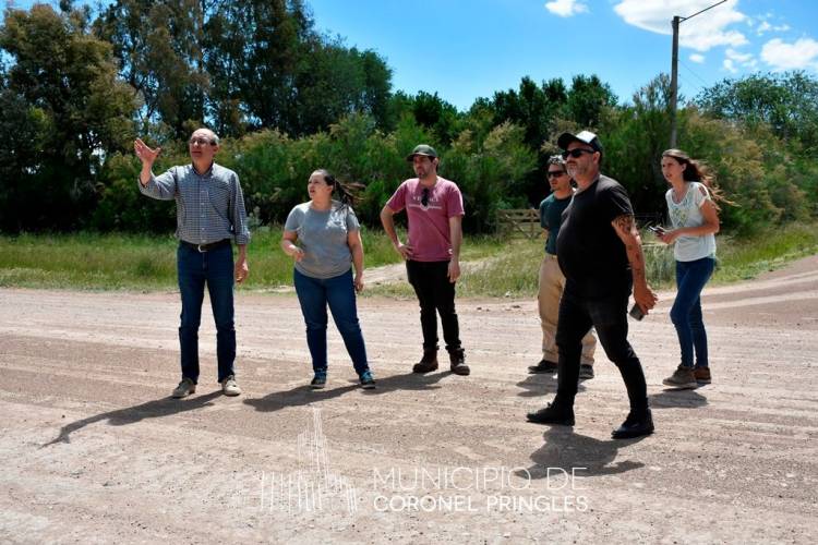 Funcionarios provinciales recorrieron la futura obra de desagües pluviales del PVP Sur
