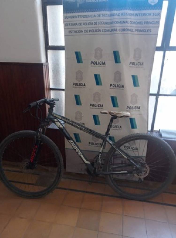 Policial: Bicicletas y otros elementos recuperados