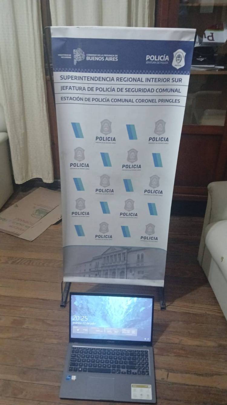 Informe de actuación policial por hechos ocurridos en Coronel Pringles